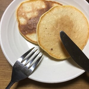 ヨーグルトと豆乳のふわふわしっとりパンケーキ